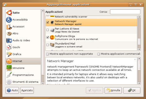 3: L'applet Network Manager