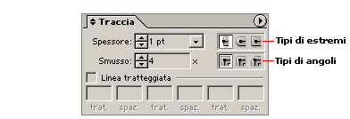 Tavolozza della «traccia»