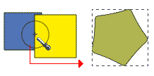 Esempio di applicazionde del colore medio