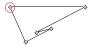 Esempio di tracciato chiuso a linee rette