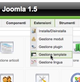 Gestione template