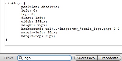 Cerchiamo la parola logo