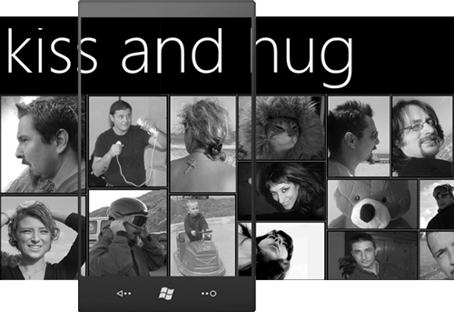 KISS AND HUG, un'app tipo Panorama