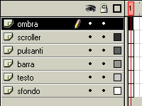 Layer nel movieclip scorrimento
