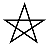 Una stella realizzata con Polygon