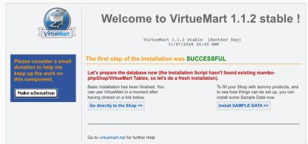 VirtueMart è installato