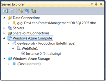 Monitorare il deployment con il Server Explorer