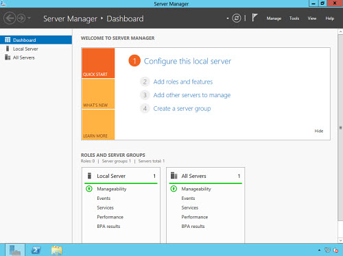 Figura 10: Il nuovo Server Manager di Windows Server 2012